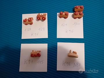 kinder sorprese in legno treni e barca