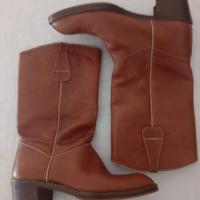 Stivali da cow girl  - Pelle Marrone - Misura 6.5