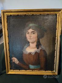 quadro raffigurante ritratto femminile
