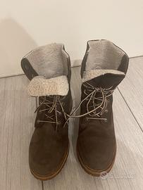 STIVALETTO TIMBERLAND DONNA,MARRONE,N. 38.5/39