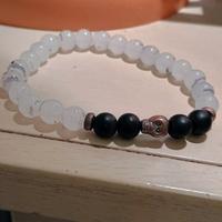 Bracciale Unisex con sfere in onice 