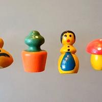 Monopoli lotto Pedine in Legno vintage