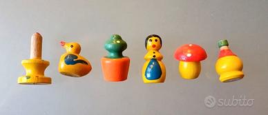 Monopoli lotto Pedine in Legno vintage