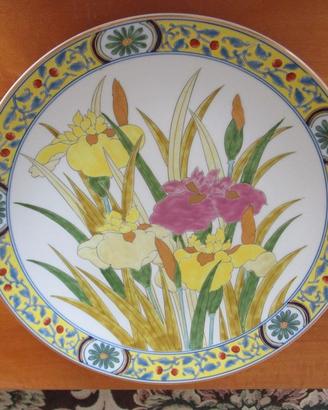 piatto in porcellana Giapponese Gold Imari decorat