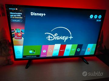 TV LG 43” Smart UHD 4K HDR con retroilluminazione