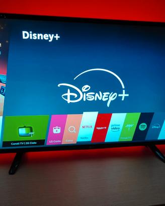 TV LG 43” Smart UHD 4K HDR con retroilluminazione