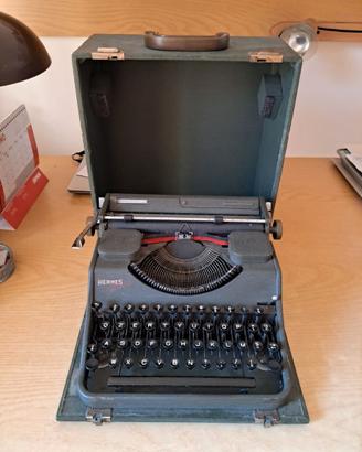 Macchina da scrivere HERMES MEDIA (1951) vintage