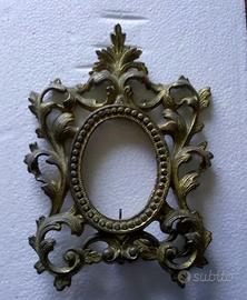 porta foto in ottone