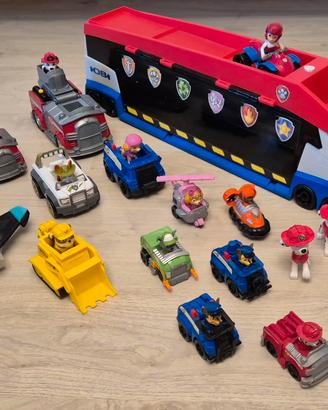 Lotto giochi PAW Patrol originali – camion, veicol
