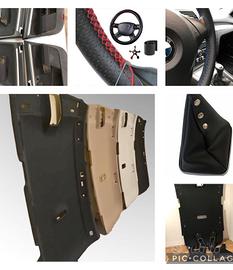 Rivestimento cielo, volante, sportelli, sedili,