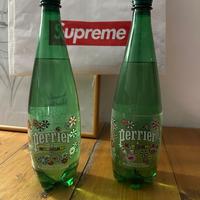 2 bottiglie acqua Perrier x Takashi Murakami