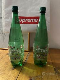 2 bottiglie acqua Perrier x Takashi Murakami