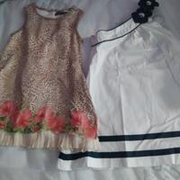 N. 3 Abiti estivi bimba 3 e 4anni