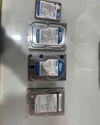 4 Hard Disk SATA 500 GB – WD / Seagate – SMART OK