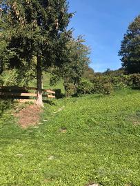 Rustico angolare con giardino