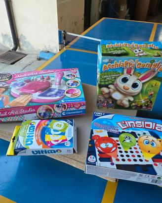 Lotto Giochi da Tavolo+Nail Art Studio Clementoni