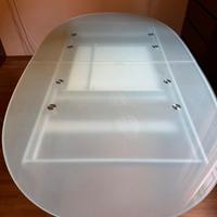 Tavolo  soggiorno , piano vetro temperato Bontempi