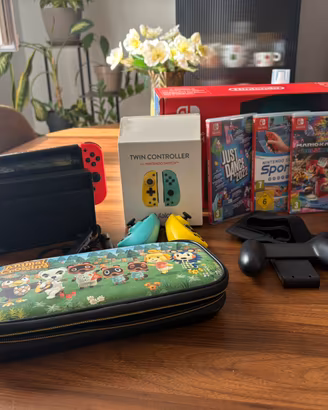 Nintendo Switch completa di accessori