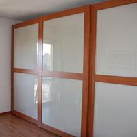 ARMADIO in legno scorrevole 3 ante cm 418 ciliegio