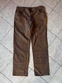 Pantaloni Marlboro Classics 50% Lino 50% Cotone