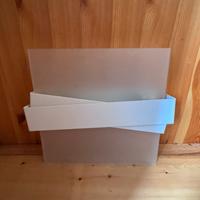 Plafoniera design moderna, 4 luci forma quadrata