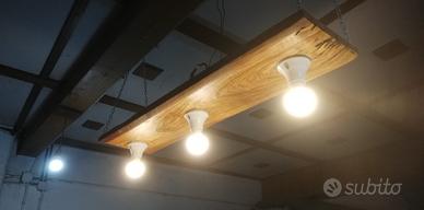 LAMPADARIO IN ULIVO. 