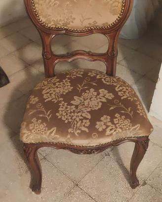 4 Poltroncine Sedie F.lli Olivieri Vintage