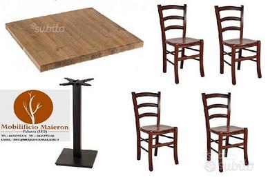 Set cod 141 Tavoli e sedie pizzerie pub ristoranti