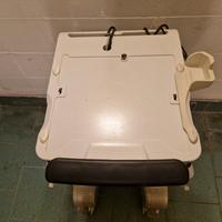 carrello ecografo ge  portatile