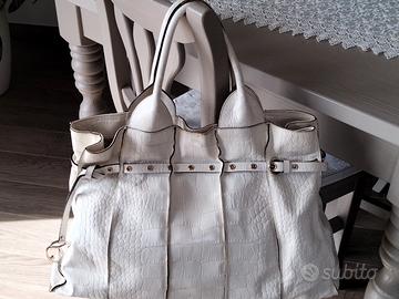 Borsa in pelle beige Coccinelle 