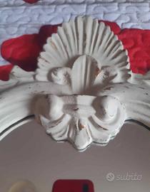 Vecchio specchio '800 restaurato shabby 