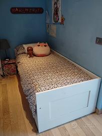 letto singolo con cassetti 
