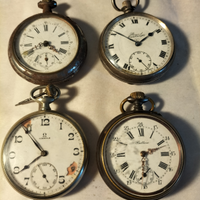 Lotto orologi da tasca omega record Watch militari