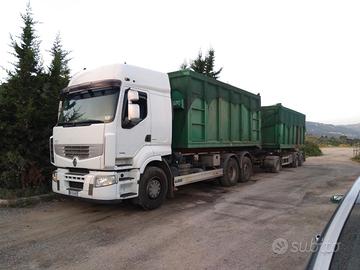 Autista autotreno scarrabile e bilico ribaltabile