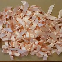 Piccoli fiocchi di raso rosa