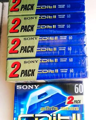 10 Musicassette Sony Slide CDit II-60