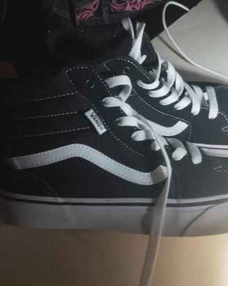 Vans Alte Nere - Taglia 38.5 - NUOVE mai usate