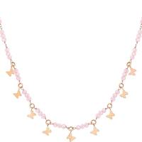 Collana Donna farfalla Argento 925 e acciaio