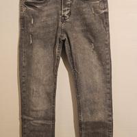 jeans Denim effetto consumato 44 