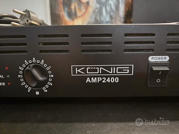 Amplificatore Konig PA-AMP2400-KN