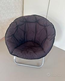Sedia poltrona pieghevole