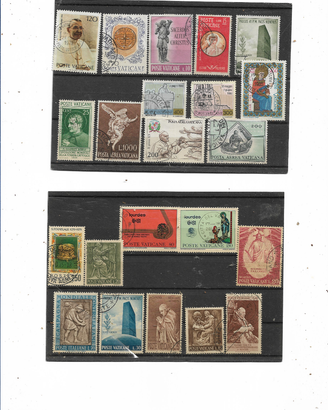 1936/1985 VATICANO N 20 FRANCOBOLLI USATI