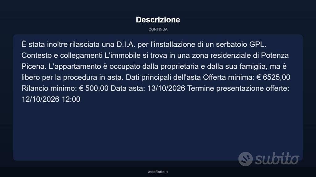 Appartamento – Potenza Picena, Contrada Palazzo Rosso, Montecoriolano - Vista 4