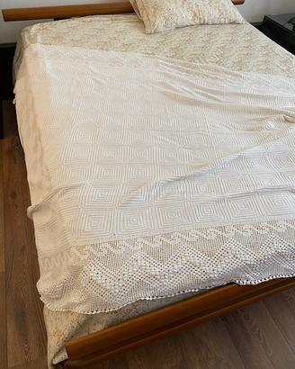 Coperta all'uncinetto letto singolo