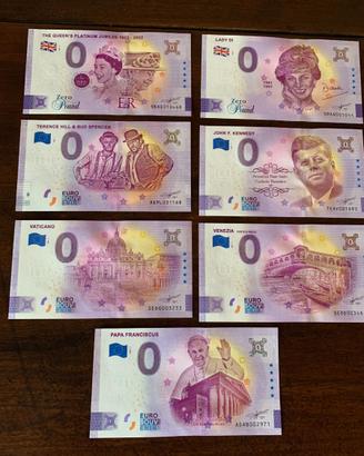 Banconote 0 euro da collezione
