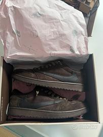 Jordan 1 Low x Travis Scott “Velvet Brown” 46