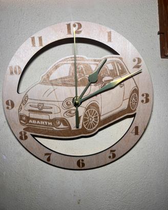 Orologio da parete 500 abarth cabrio