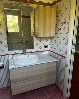 Mobile bagno ikea 100cm con pensile