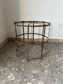 Asciugapanni da braciere antico in ferro battuto