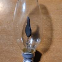 Lampadina fuoco tremolante per presepe